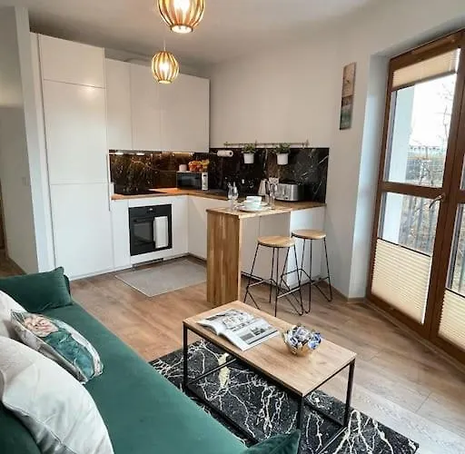 Apartament New One Bedroom With Balcony Kraków